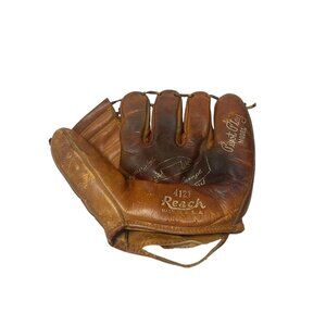 Vtg 1950s Jerry Lumpe Reach Model 4121 Baseball Glove Mitt Pivot Play